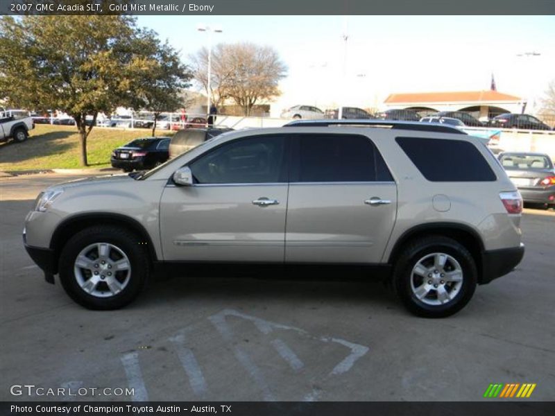 Gold Mist Metallic / Ebony 2007 GMC Acadia SLT