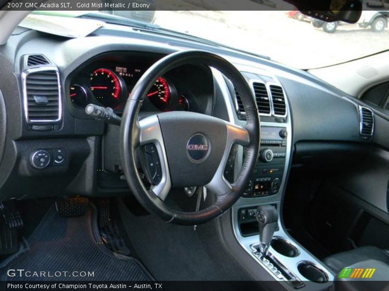 Gold Mist Metallic / Ebony 2007 GMC Acadia SLT