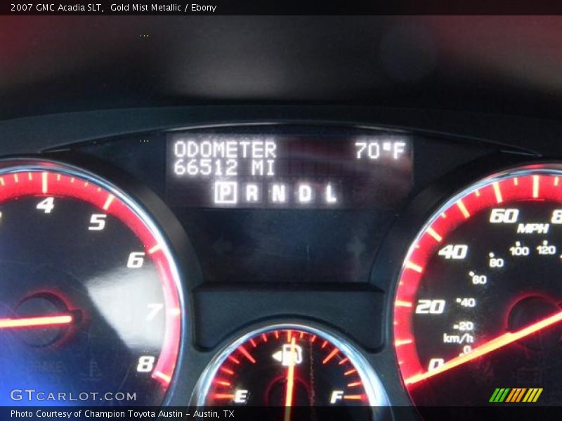 Gold Mist Metallic / Ebony 2007 GMC Acadia SLT