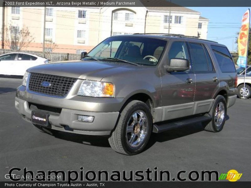 Arizona Beige Metallic / Medium Parchment 2003 Ford Expedition XLT