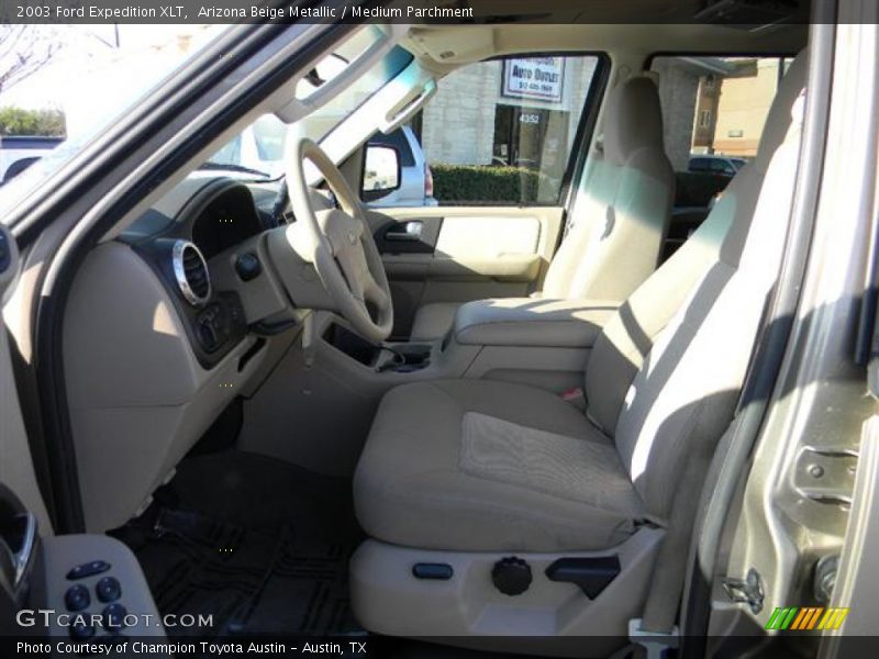 Arizona Beige Metallic / Medium Parchment 2003 Ford Expedition XLT