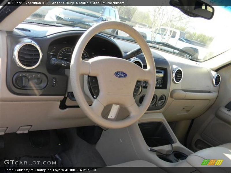 Arizona Beige Metallic / Medium Parchment 2003 Ford Expedition XLT