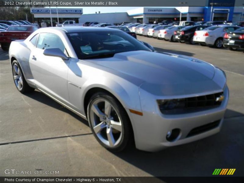 Silver Ice Metallic / Black 2012 Chevrolet Camaro LT/RS Coupe