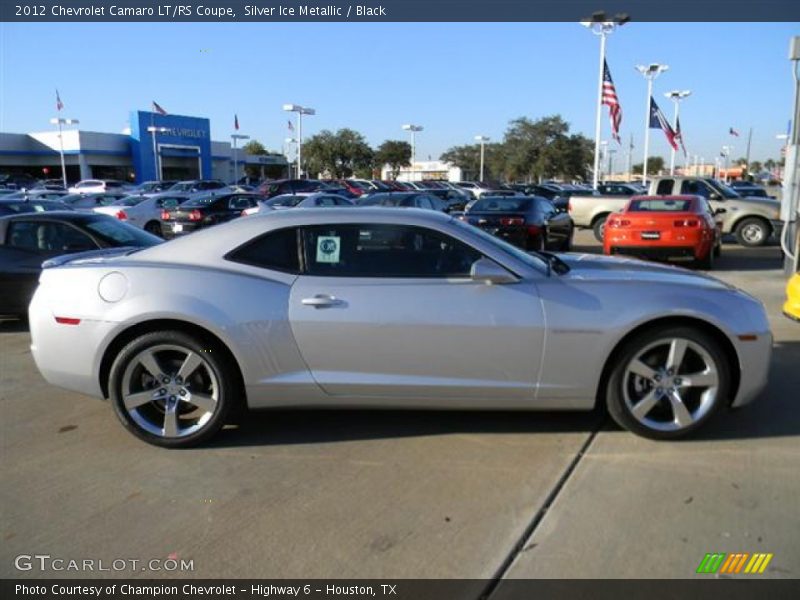 Silver Ice Metallic / Black 2012 Chevrolet Camaro LT/RS Coupe