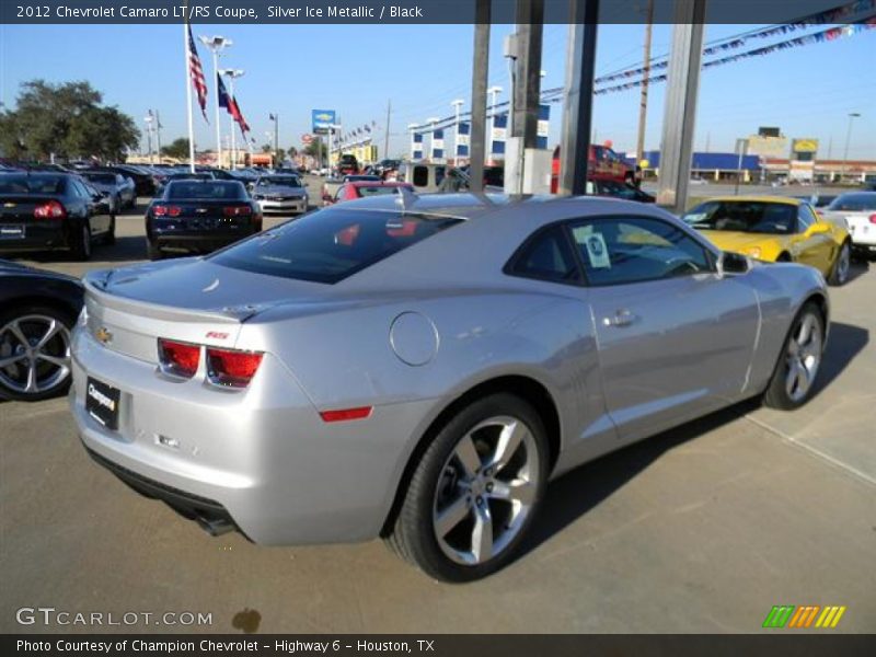 Silver Ice Metallic / Black 2012 Chevrolet Camaro LT/RS Coupe
