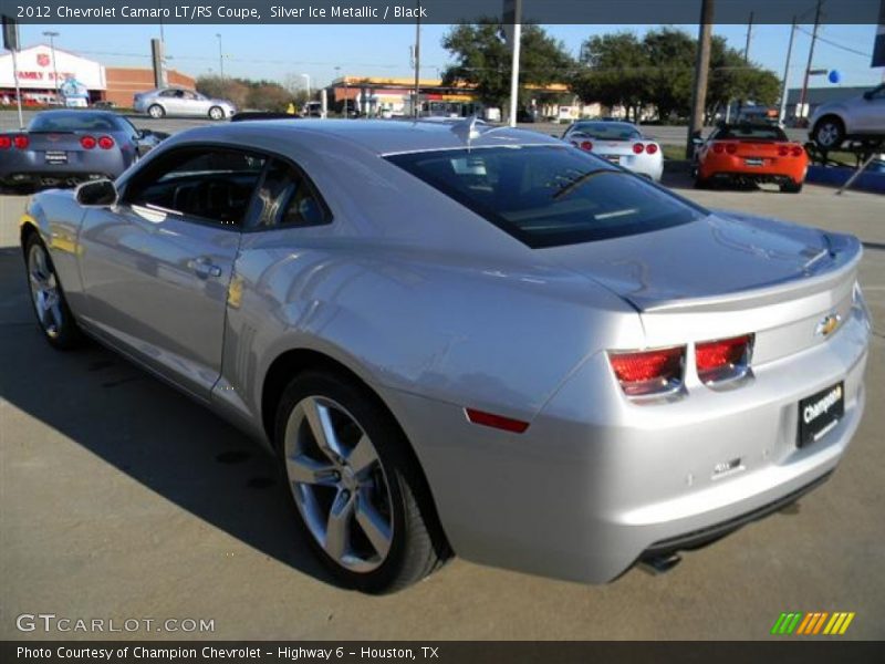 Silver Ice Metallic / Black 2012 Chevrolet Camaro LT/RS Coupe