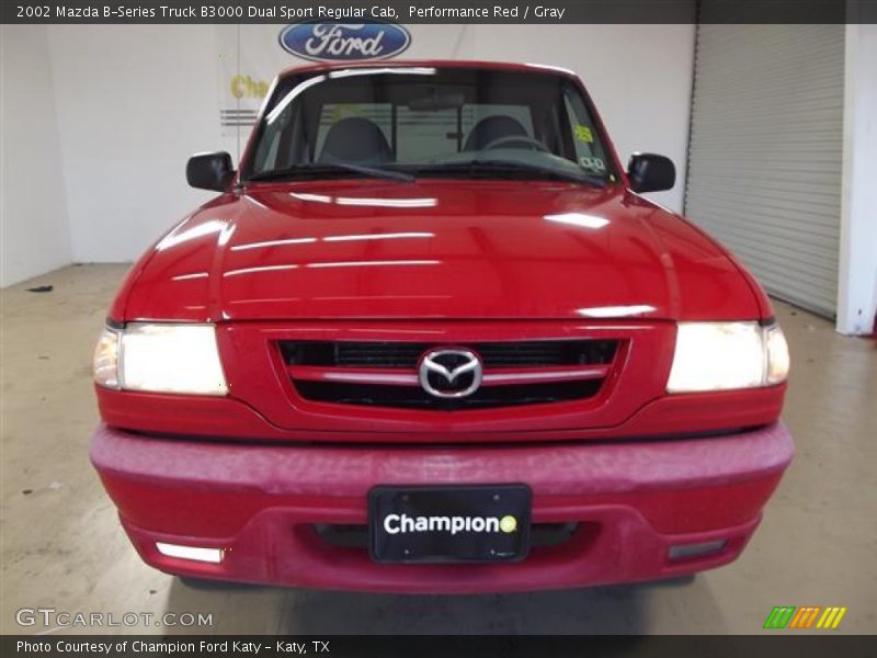 Performance Red / Gray 2002 Mazda B-Series Truck B3000 Dual Sport Regular Cab