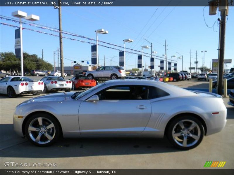 Silver Ice Metallic / Black 2012 Chevrolet Camaro LT/RS Coupe