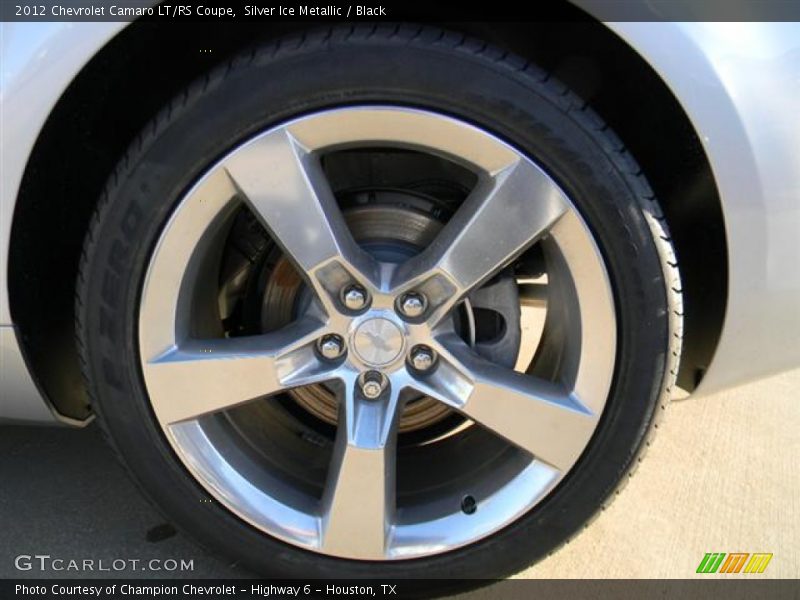 Silver Ice Metallic / Black 2012 Chevrolet Camaro LT/RS Coupe