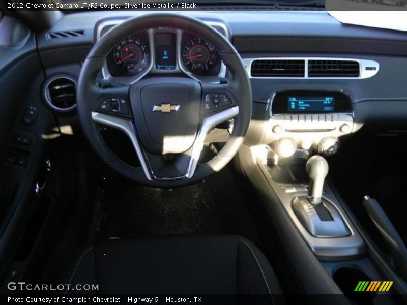 Silver Ice Metallic / Black 2012 Chevrolet Camaro LT/RS Coupe