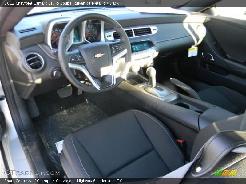 Silver Ice Metallic / Black 2012 Chevrolet Camaro LT/RS Coupe