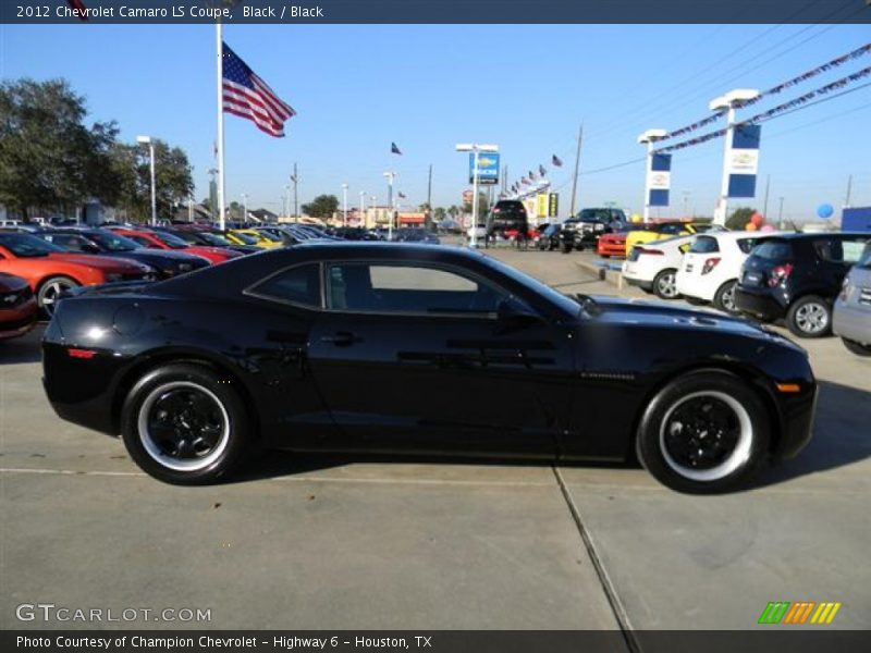 Black / Black 2012 Chevrolet Camaro LS Coupe