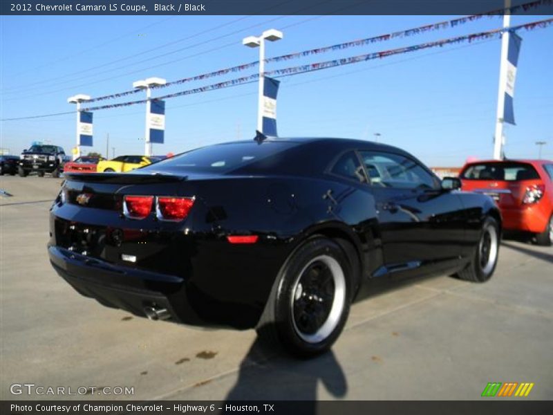 Black / Black 2012 Chevrolet Camaro LS Coupe