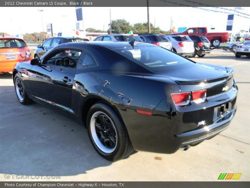 Black / Black 2012 Chevrolet Camaro LS Coupe