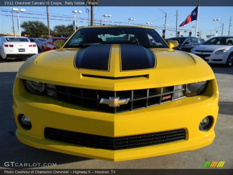Rally Yellow / Black 2012 Chevrolet Camaro SS Coupe