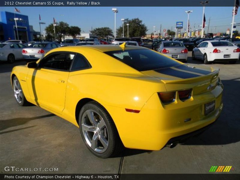 Rally Yellow / Black 2012 Chevrolet Camaro SS Coupe
