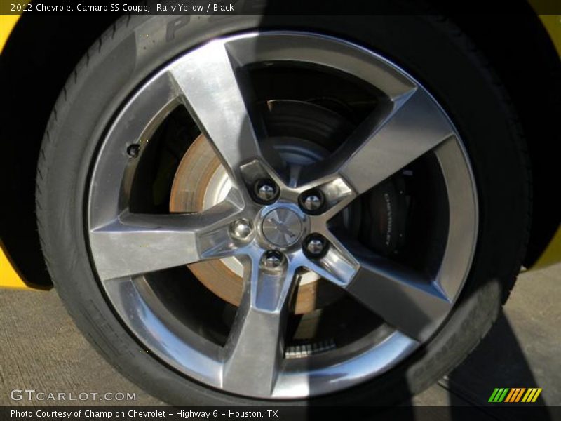 Rally Yellow / Black 2012 Chevrolet Camaro SS Coupe