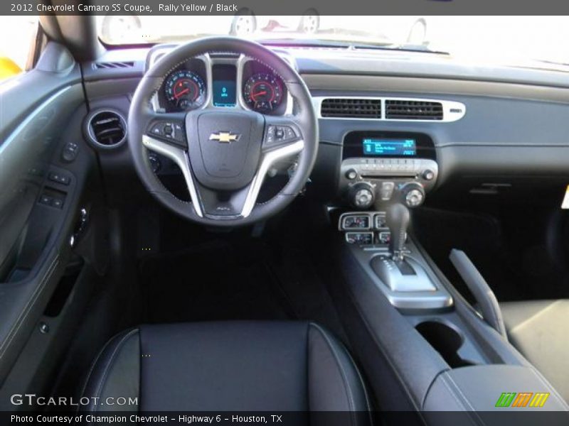 Rally Yellow / Black 2012 Chevrolet Camaro SS Coupe