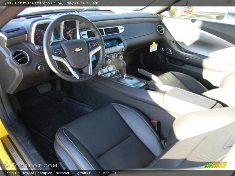Rally Yellow / Black 2012 Chevrolet Camaro SS Coupe