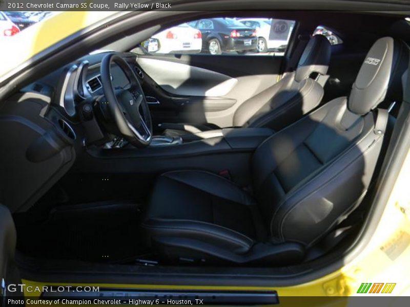 Rally Yellow / Black 2012 Chevrolet Camaro SS Coupe