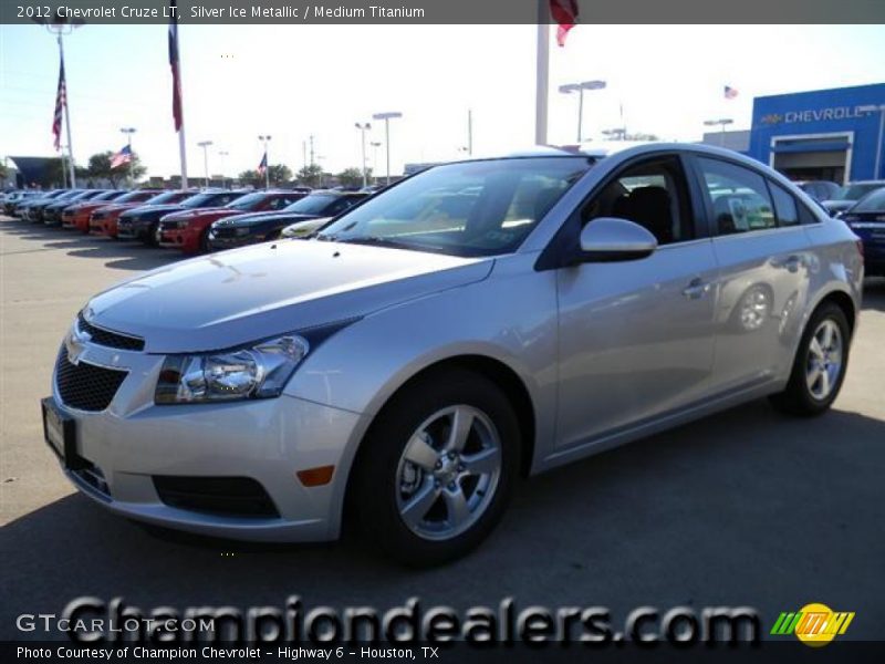 Silver Ice Metallic / Medium Titanium 2012 Chevrolet Cruze LT