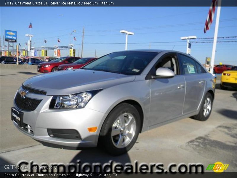 Silver Ice Metallic / Medium Titanium 2012 Chevrolet Cruze LT