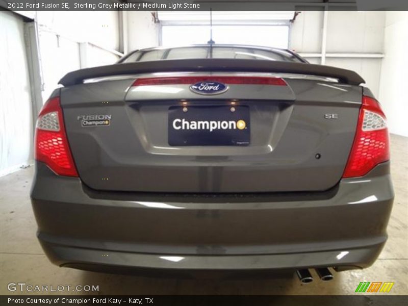Sterling Grey Metallic / Medium Light Stone 2012 Ford Fusion SE
