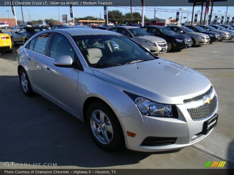 Silver Ice Metallic / Medium Titanium 2012 Chevrolet Cruze LT
