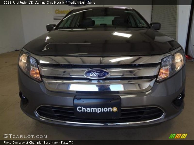 Sterling Grey Metallic / Medium Light Stone 2012 Ford Fusion SE