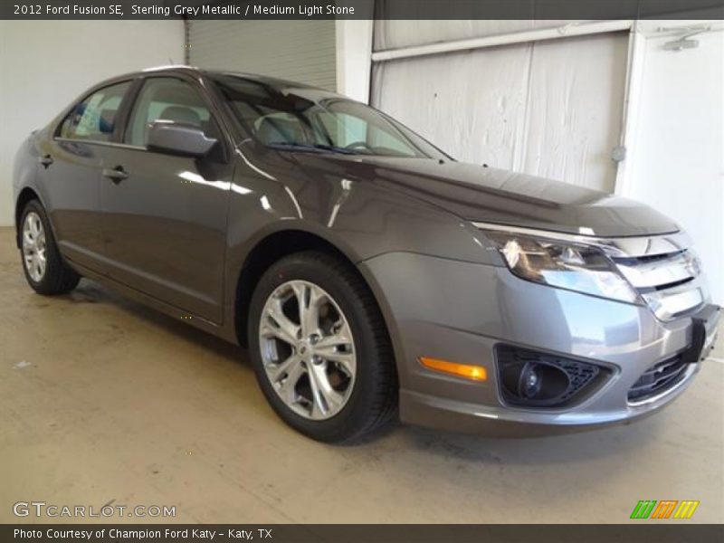 Sterling Grey Metallic / Medium Light Stone 2012 Ford Fusion SE