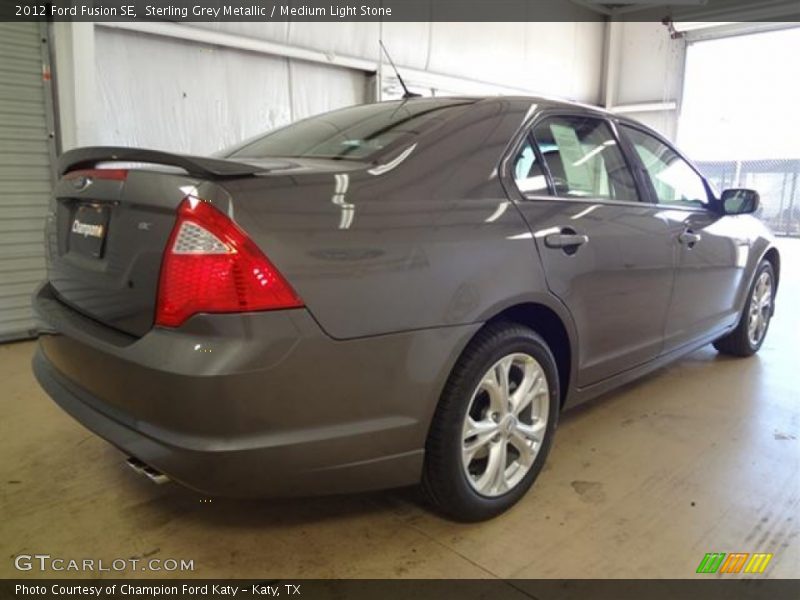 Sterling Grey Metallic / Medium Light Stone 2012 Ford Fusion SE