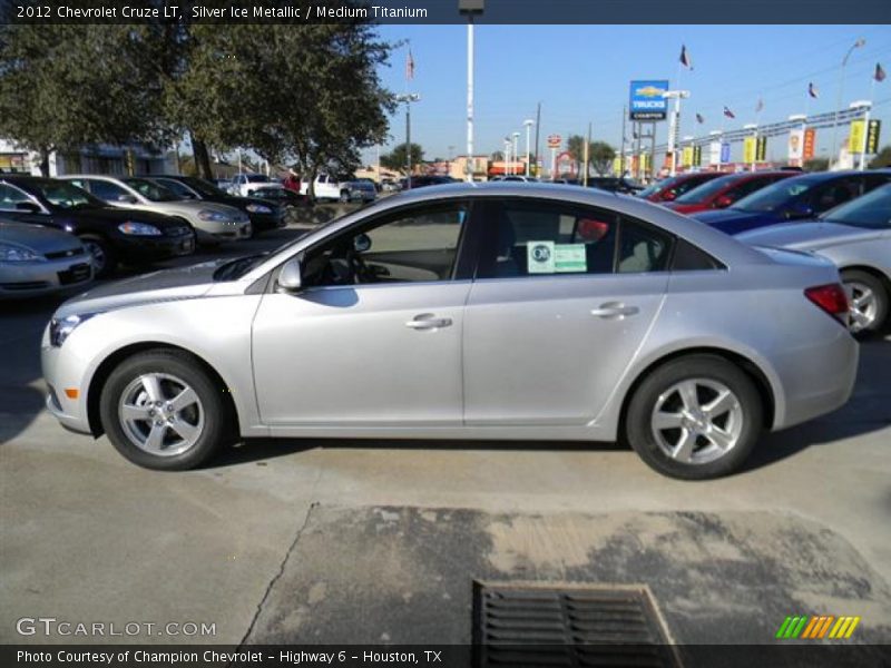 Silver Ice Metallic / Medium Titanium 2012 Chevrolet Cruze LT