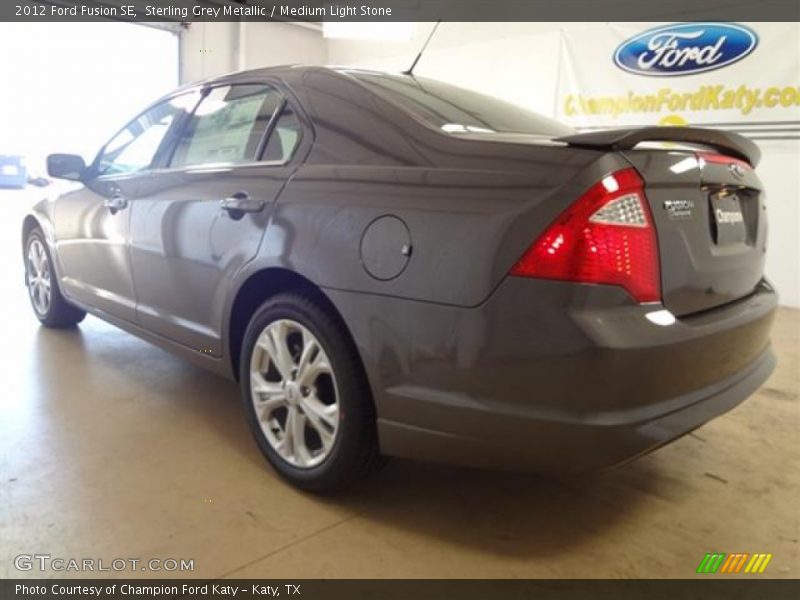 Sterling Grey Metallic / Medium Light Stone 2012 Ford Fusion SE