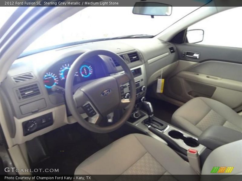 Sterling Grey Metallic / Medium Light Stone 2012 Ford Fusion SE