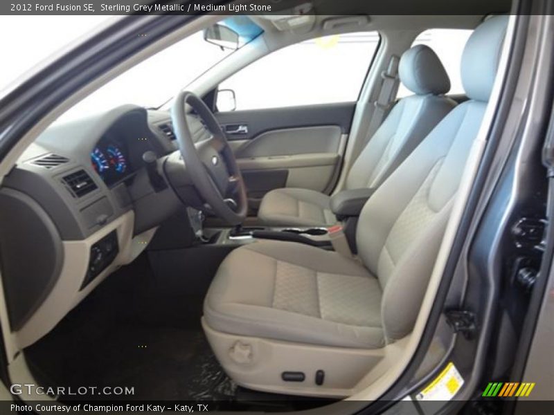Sterling Grey Metallic / Medium Light Stone 2012 Ford Fusion SE