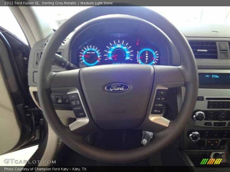 Sterling Grey Metallic / Medium Light Stone 2012 Ford Fusion SE