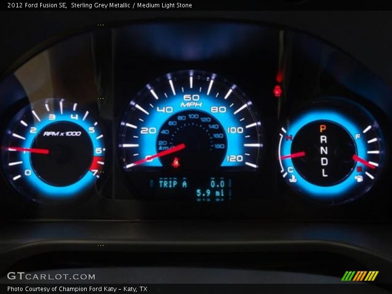 Sterling Grey Metallic / Medium Light Stone 2012 Ford Fusion SE
