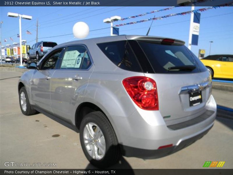 Silver Ice Metallic / Jet Black 2012 Chevrolet Equinox LS