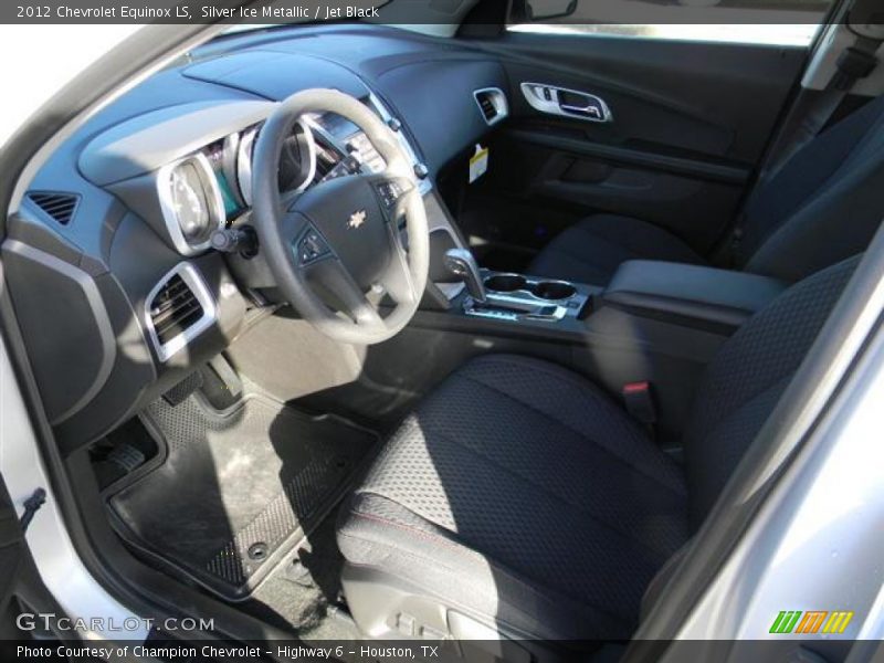 Silver Ice Metallic / Jet Black 2012 Chevrolet Equinox LS