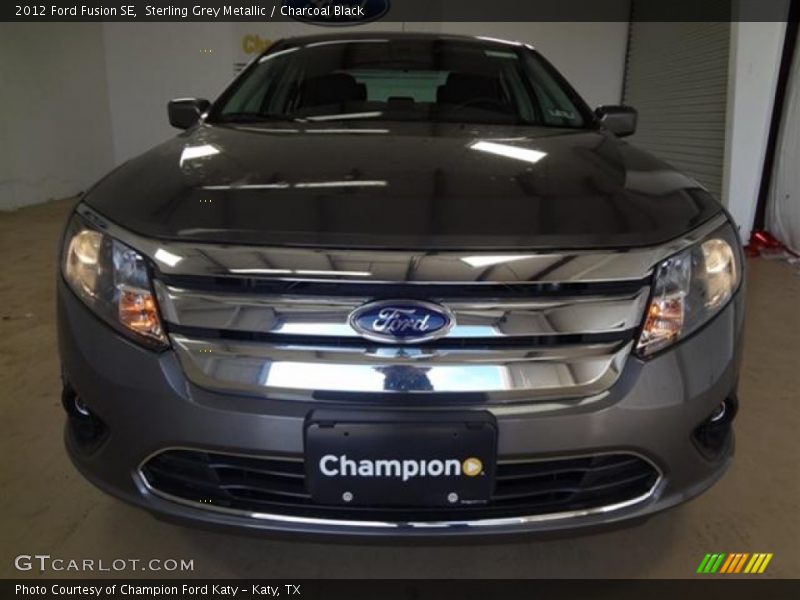 Sterling Grey Metallic / Charcoal Black 2012 Ford Fusion SE