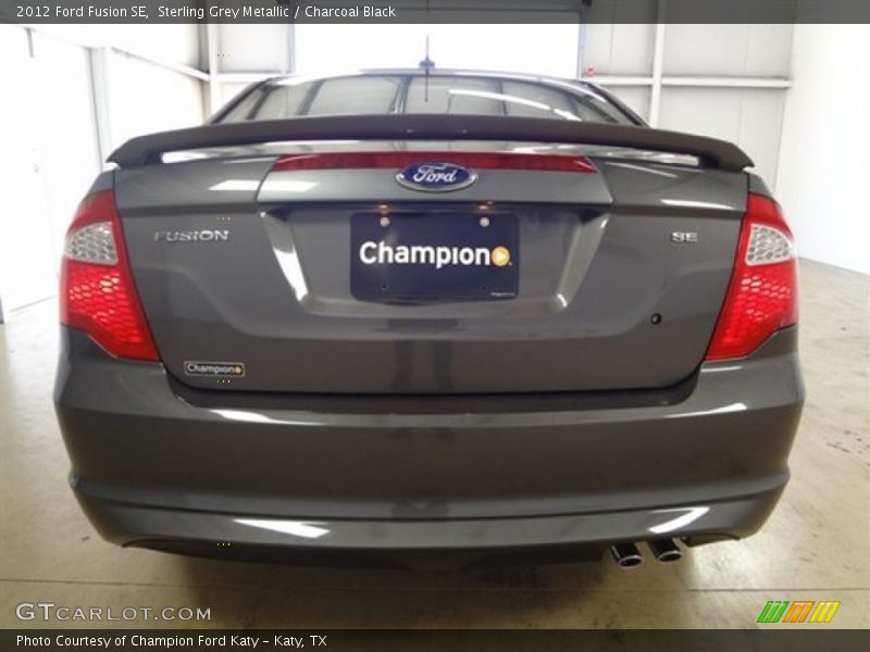 Sterling Grey Metallic / Charcoal Black 2012 Ford Fusion SE