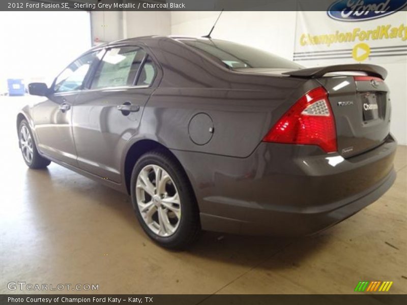 Sterling Grey Metallic / Charcoal Black 2012 Ford Fusion SE