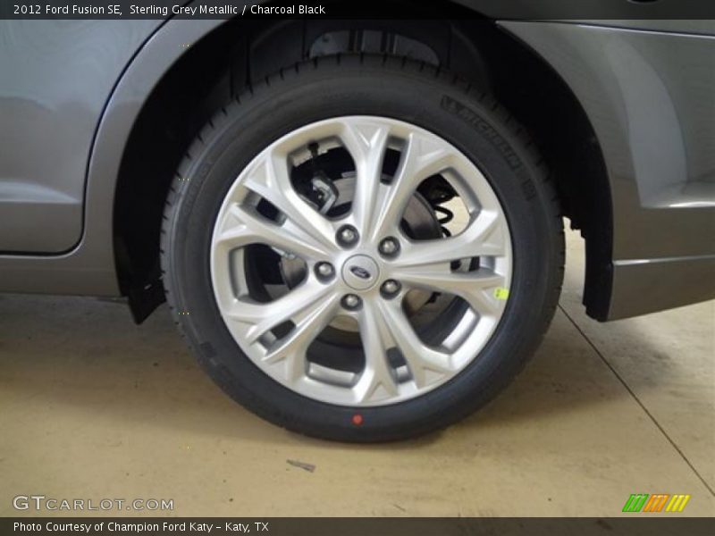 Sterling Grey Metallic / Charcoal Black 2012 Ford Fusion SE