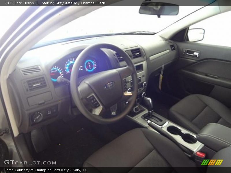 Sterling Grey Metallic / Charcoal Black 2012 Ford Fusion SE