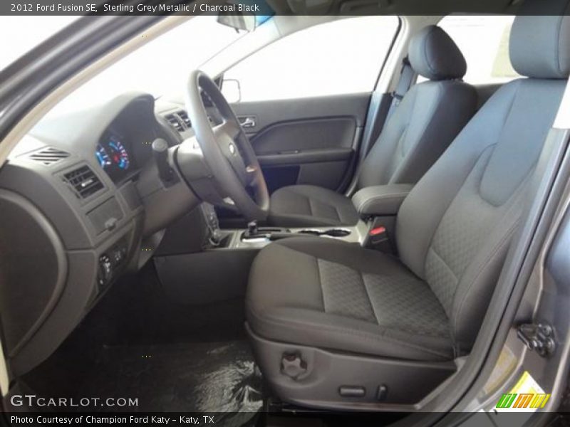 Sterling Grey Metallic / Charcoal Black 2012 Ford Fusion SE