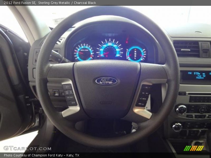 Sterling Grey Metallic / Charcoal Black 2012 Ford Fusion SE