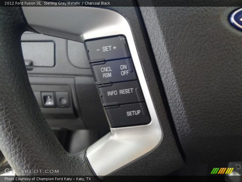 Sterling Grey Metallic / Charcoal Black 2012 Ford Fusion SE