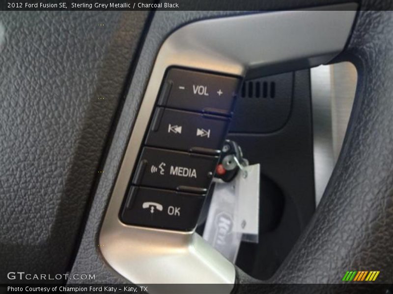 Sterling Grey Metallic / Charcoal Black 2012 Ford Fusion SE