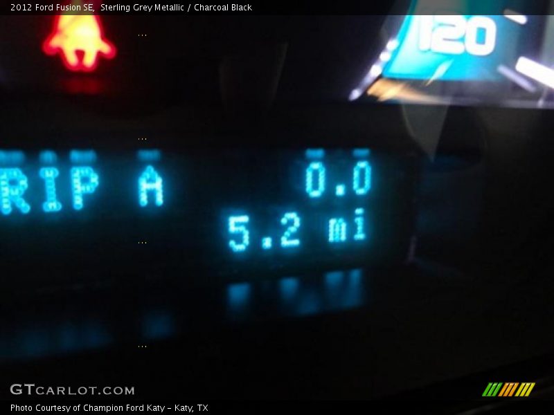 Sterling Grey Metallic / Charcoal Black 2012 Ford Fusion SE