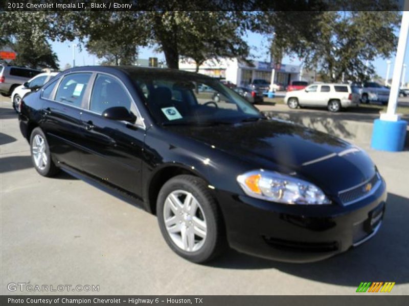 Black / Ebony 2012 Chevrolet Impala LT